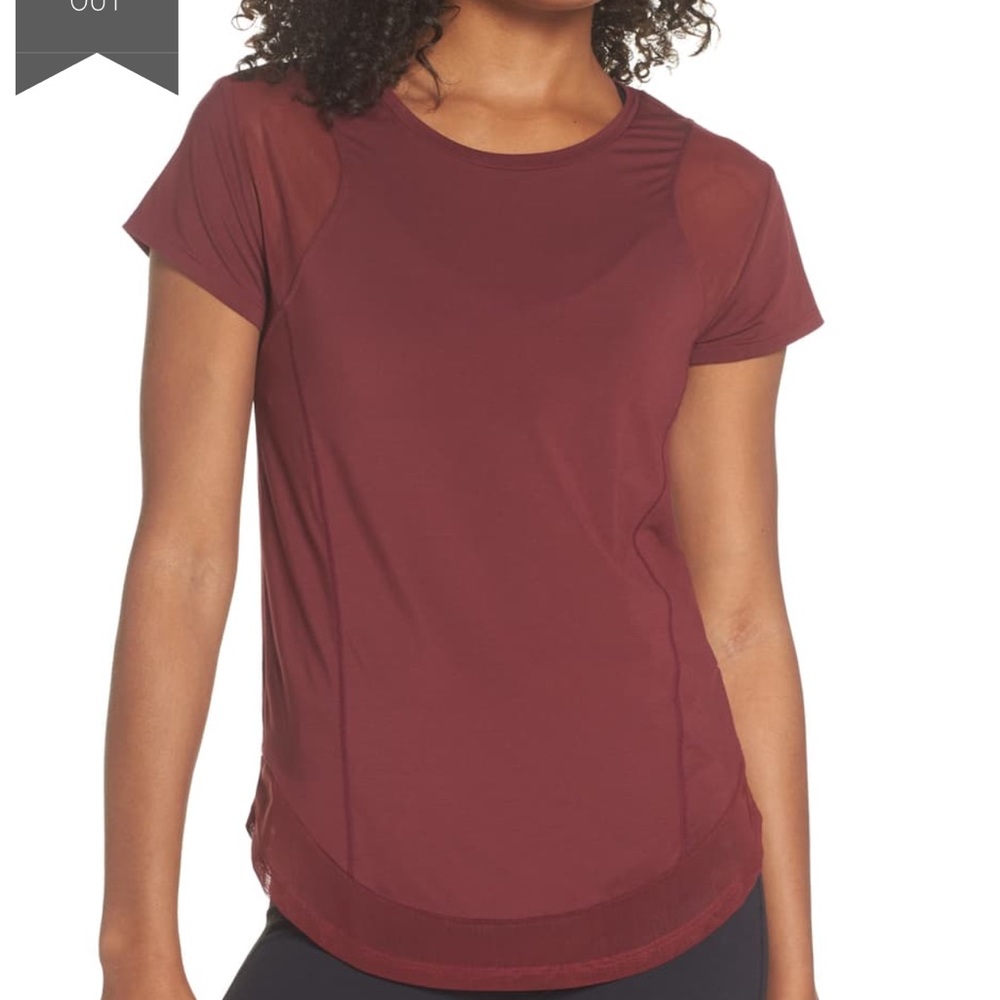 Zella Mesh Inset Training Tee